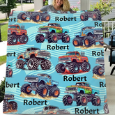 Couverture personnalisée de voiture de camion de grandes roues d’engrenage avec le nom pour la fille de garçon